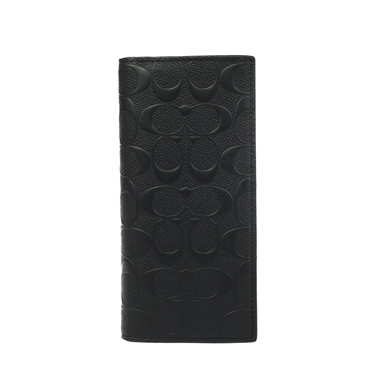 coach breast pocket wallet in signature leather