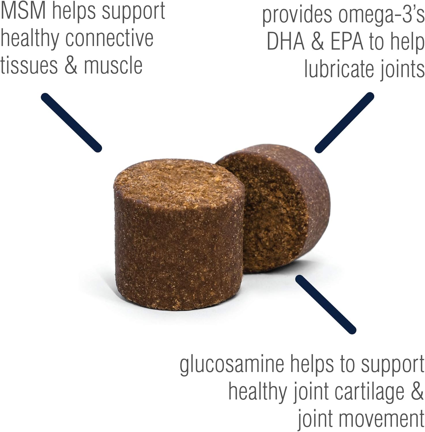 VETIQ Maximum Strength Hip and Joint Supplement for Dogs, Chicken Flavored Soft Chews, 22.2 oz, 180 count bag: Pet Supplies