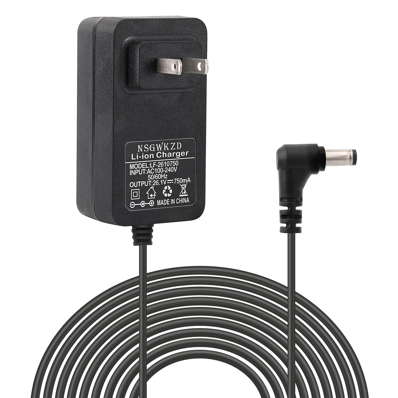 Photo 1 of Charger Replacement for Dyson V7 V8 V6 SV03 SV04 Motorhead Cordless Vacuum 21.6V Battery, 26.1V Power Adapter Charging Cord 6 Feet
