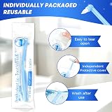 Sularpek 14 Pcs Single Tuft Toothbrushes with Covers for Gums Small Head view 6