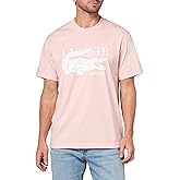 Lacoste Mens Crew Neck Short Sleeve Classic Fit Branding T-Shirt
