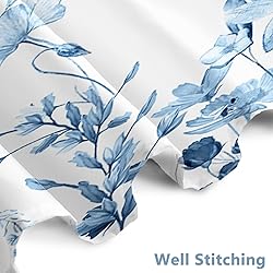 AWERT Small Half Size Stall Shower Curtain with 6
