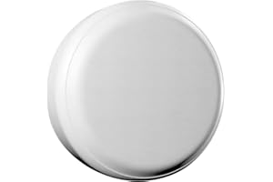 Amfor Spare Tire Cover, Universal Fit for Jeep, Trailer, RV, SUV, Truck and Many Vehicle, Wheel Diameter 25" - 27", Weatherproof Tire Protectors (White)
