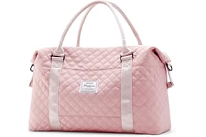 HYC00 Travel Duffel Bag,Sports Tote Gym Bag,Shoulder Weekender Overnight Bag for Women