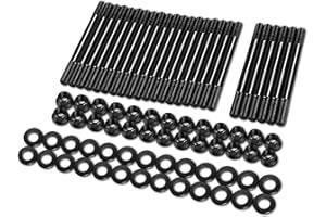 DNA MOTORING Cylinder Head Studs Kit Compatible with 98-10 Dodge Ram 2500 3500 4000 4500 5500/11-18 Ram 2500 3500 4000 4500 5