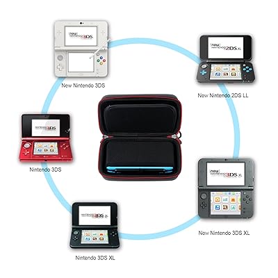 Buy Smatree Nintendo New 2ds Ll New3ds New3dsll 3ds 3dsll Dsi And Gpd Win Storage Case Black Red Online In Tunisia B017r4irco