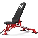 HYPERGYM Commercial Adjustable Weight Bench, 2315LBS Weight Capacity&ndash;80% Pre-Assembled Heavy Duty Workout Bench for Home Gym