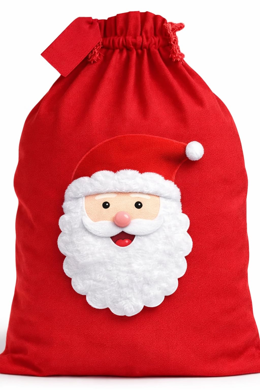 1ABOVE Deluxe Felt Christmas/Xmas Santa Sack with Santa on the sack. Ideal Pre (60X90CM)