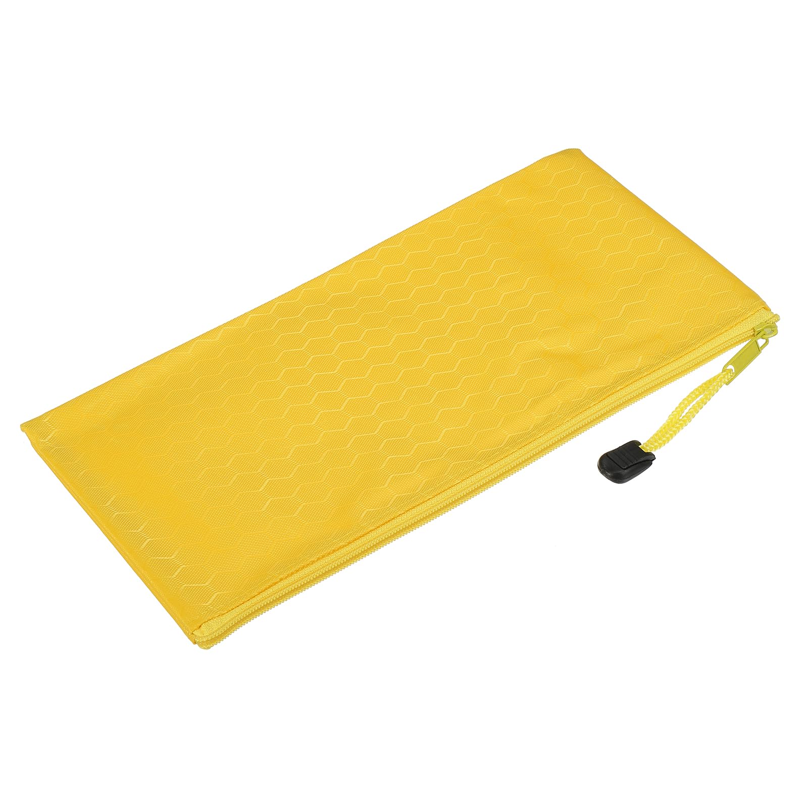 PATIKIL Waterproof Zipper File Bags, 5 Pack A6 Size Document Pocket Storage Organizer Pouch for Travel Office Supply, Yellow