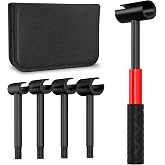 4-in-1 Door Hinge Adjustment Tool, Hinge Gap Adjusting Wrench Fits 14-25mm | Door Repair Kit for Residential and Commercial, Heavy Hinges Wrench Bender Set with Rubber Grip, Cabinet Alignment Adjuster