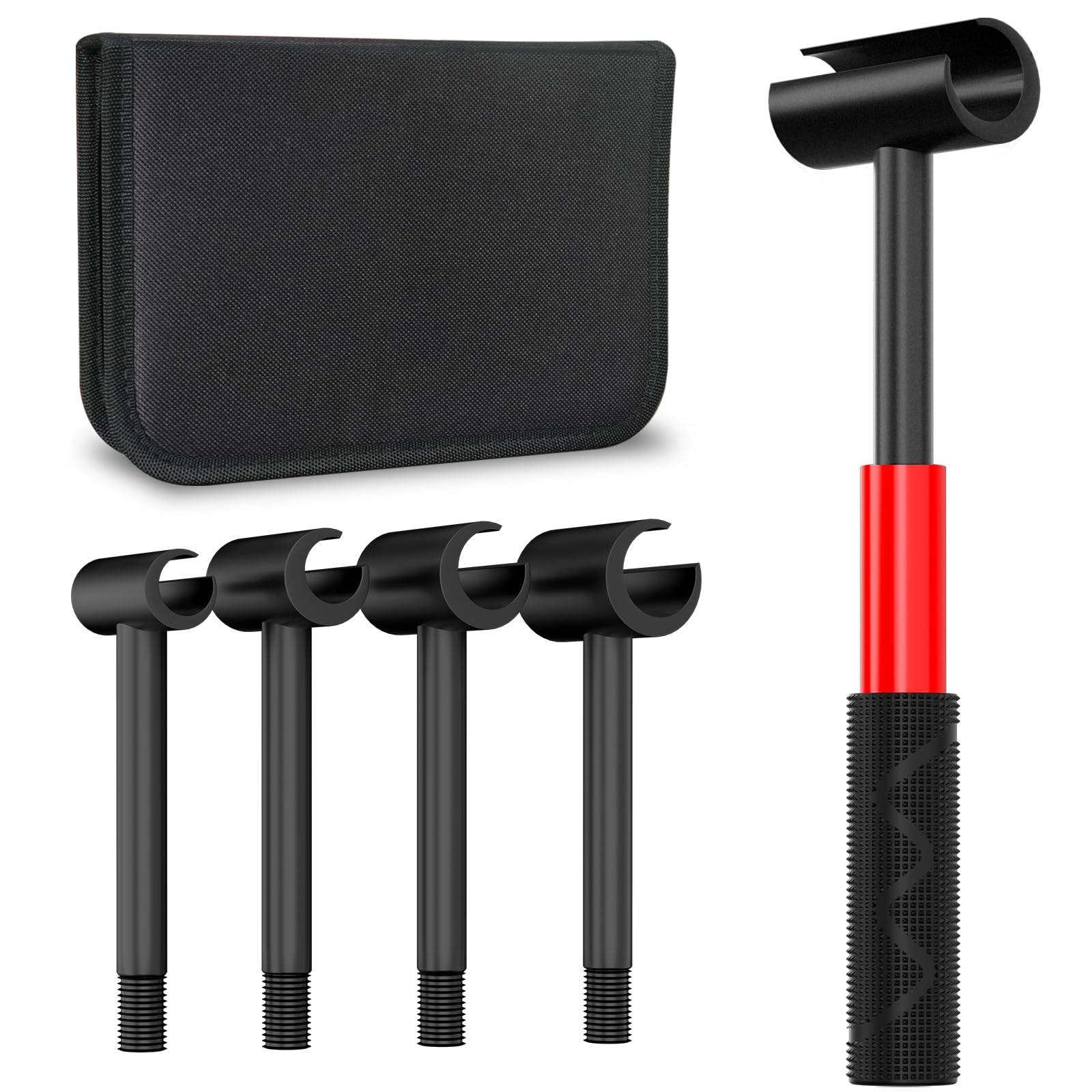 Photo 1 of 4-in-1 Door Hinge Adjustment Tool, Hinge Gap Adjusting Wrench, Door Repair Kit for Residential and Commercial, Heavy Hinges Wrench Bender Set with Rubber Grip, Cabinet Alignment Fits 14mm-25mm Hings