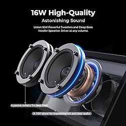JAYINE Cassette Portable Bluetooth Speaker, 16W