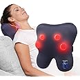 BOB AND BRAD Back Massager with Heat, Cordless Shiatsu Massagers for Neck and Back, Neck and Shoulder Massager, 3D Kneading Massage Pillow for Muscle Pain Relief, Relaxation Gifts for Women Men