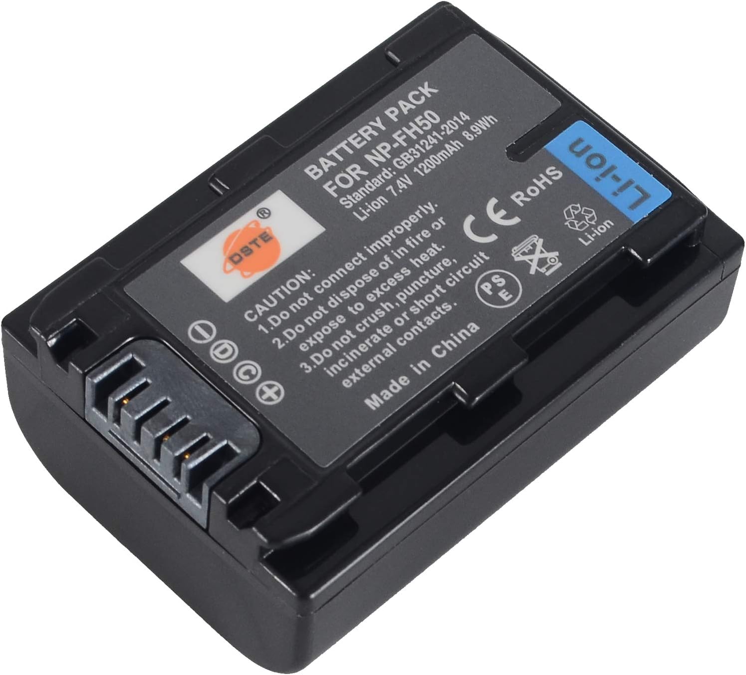 DSTE 2PCS NP-FH50 Battery Compatible for Sony DSLR-A230, DSLR-A330, DSLR-A380, DSLR-A390, DSC-HX1, DSC-HX100V, DSC-HX200V - Image 4