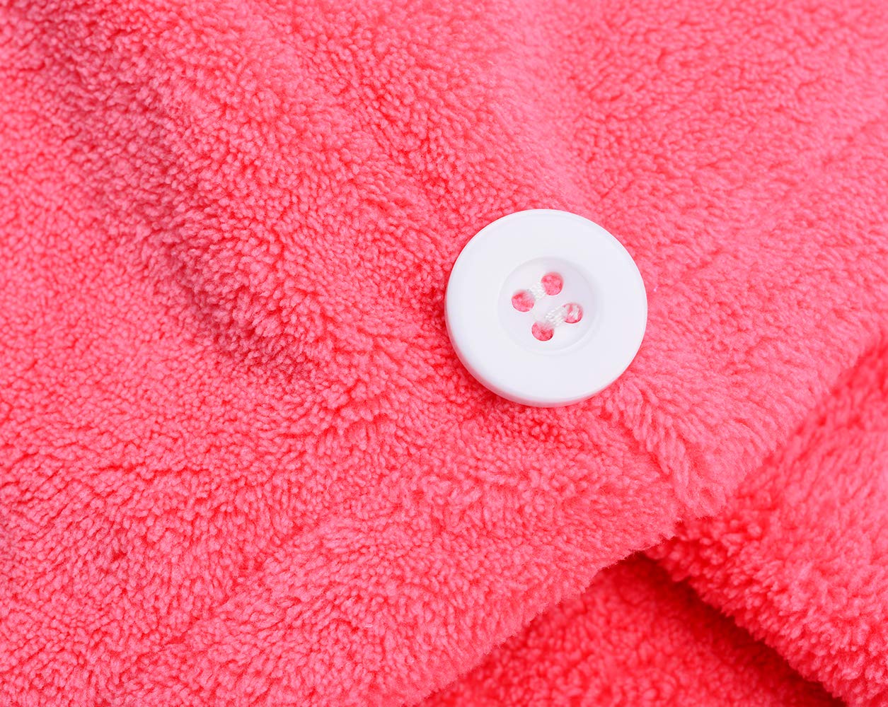 HOPESHINE Hair Towel Twist Women's Soft Shower Towels for Hair Turban Wrap Drying Cap Great Gift for Women (Blue+Purple+Rose Red 3-Pack) : Beauty