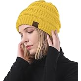 American Trends Winter Hats for Women 4 Pack Beanie Hats Caps Knit Chunky Slouchy Beanie Hats