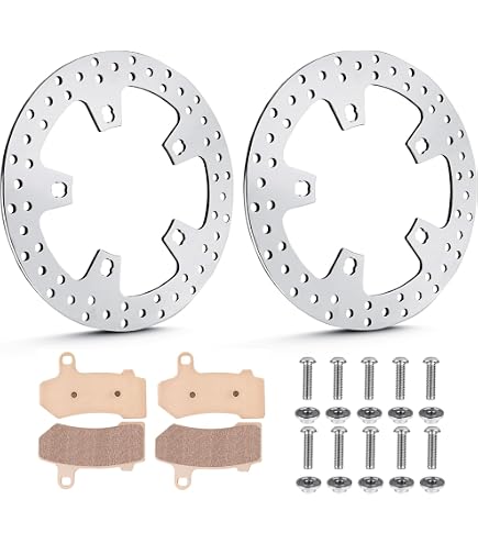 Front & Rear Brake Pads For Harley Davidson FLHTC Electra Glide Classic 1984-1999 - Celox, 3-Pack