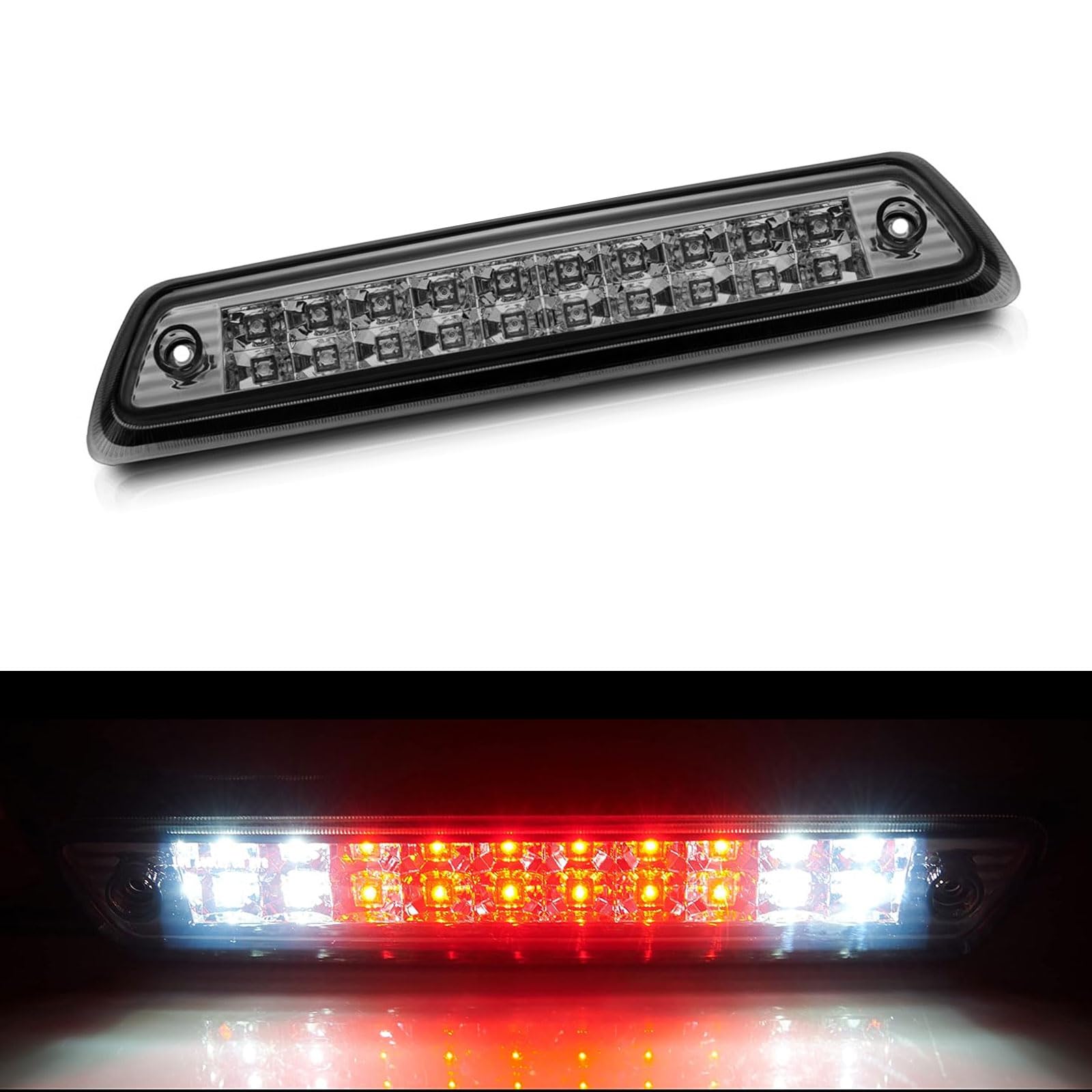 Photo 1 of Cxdar Third 3rd Brake Light, LED High Mount Stop Light for 2009-2014 Ford F150, 10-14 Lincoln Mark LT, Rear Center Cab Roof Tail Cargo Lamp, DOES NOT FIT SVT Raptor & Models with Hill Descent Control