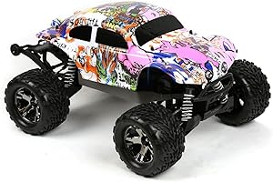 SUMMITLINK Compatible Custom Body Graffiti Pink Pig Style Replacement for 1/10 Scale RC Car or Truck (Truck not Included) STB-PIG-01