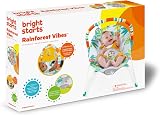 Bright Starts Rainforest Vibes Bouncer 0-6M 20 lb Toy Bar Non-Slip Feet view 9