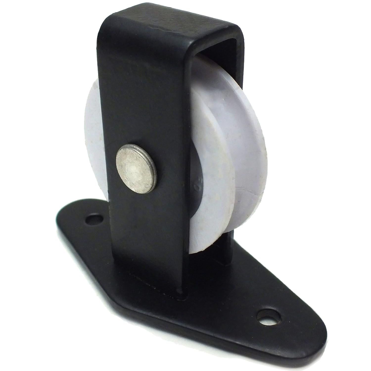 2x Strong Metal Upright Plate Pulley Black Amazon.co.uk Business