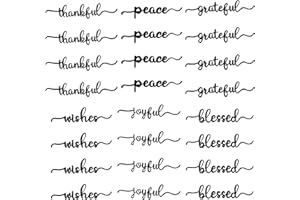 24 PCS Christmas Plate Wooden Letter Signs Wooden Merry Christmas Words Xmas Letter Signs Decor for Xmas Dinner Table Home De