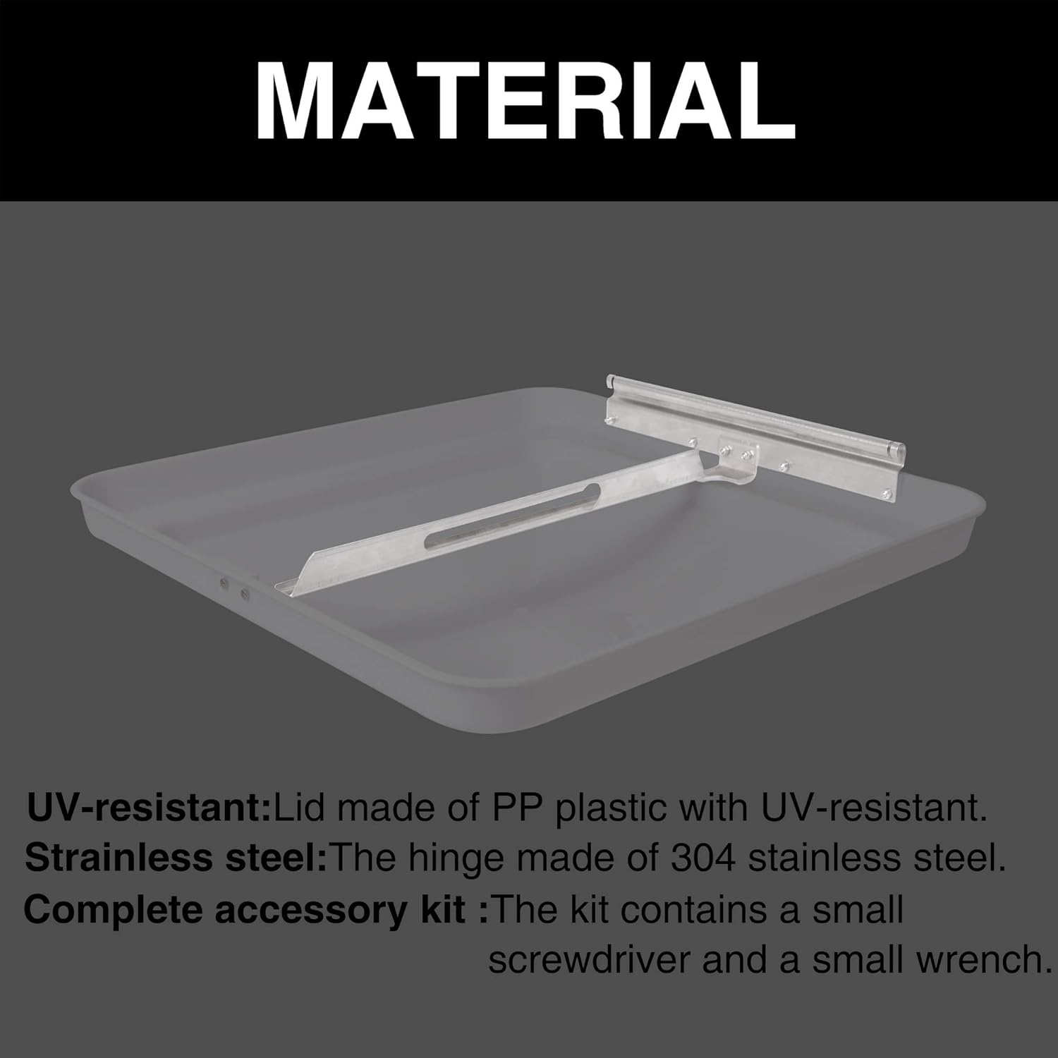 ONLTCO RV Vent Lid Replacement RV Vent Cover, Trailer, Camper, Motorhome Roof Vent Cover White Stainless Steel Hinge 2 Pack: Automotive