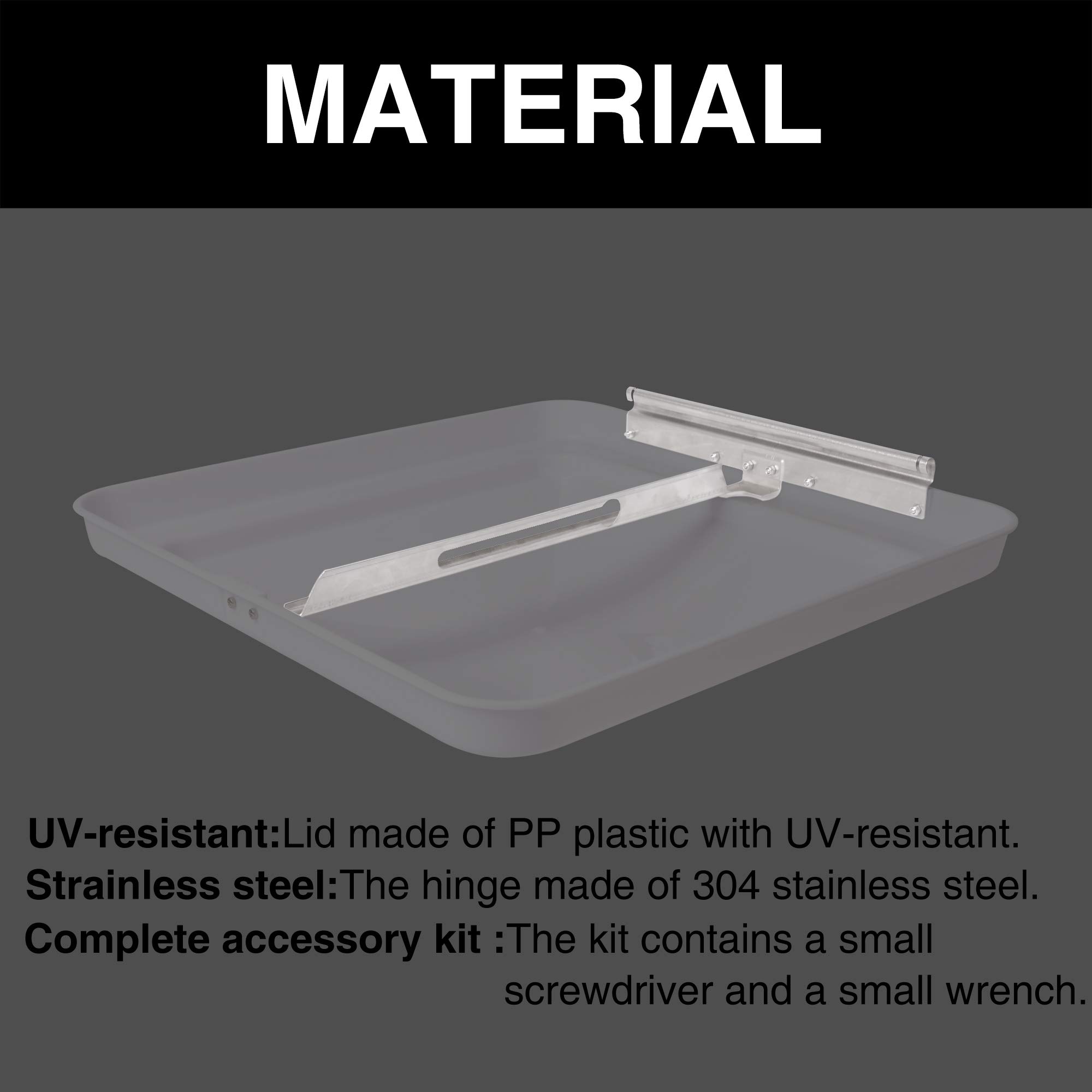 ONLTCO RV Vent Lid Replacement RV Vent Cover, Trailer, Camper