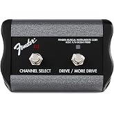 Fender 2-Button 3-Function Footswitch: Channel/Gain/More Gain with 1/4-Inch Jack