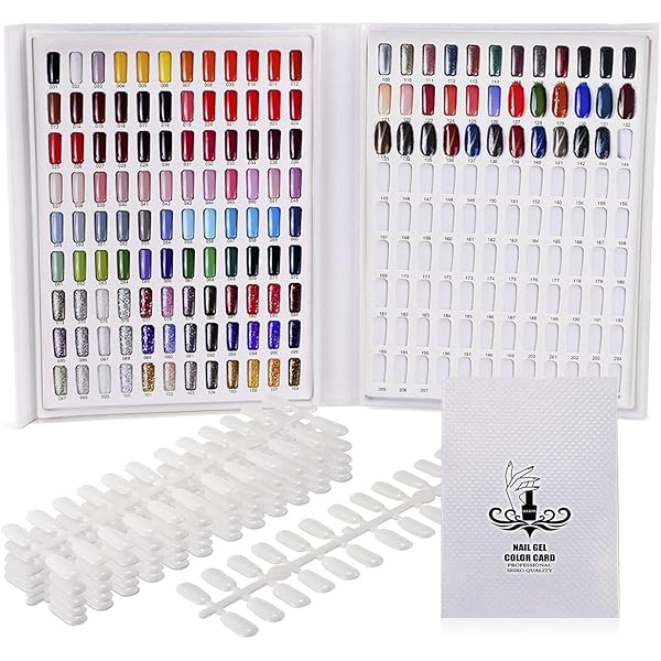 Amazon.com : 120 Colors Nail Gel Polish Display Chart Nail