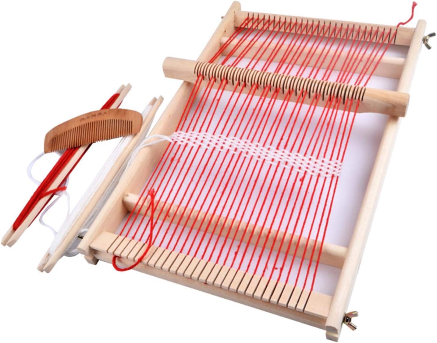 Wooden Multi-Craft Weaving Loom-multifunctional loom-beginners tapestry weaving Weaving Loom Kit,Boy and girl hand-woven DIY Woven Multifunctional Loom