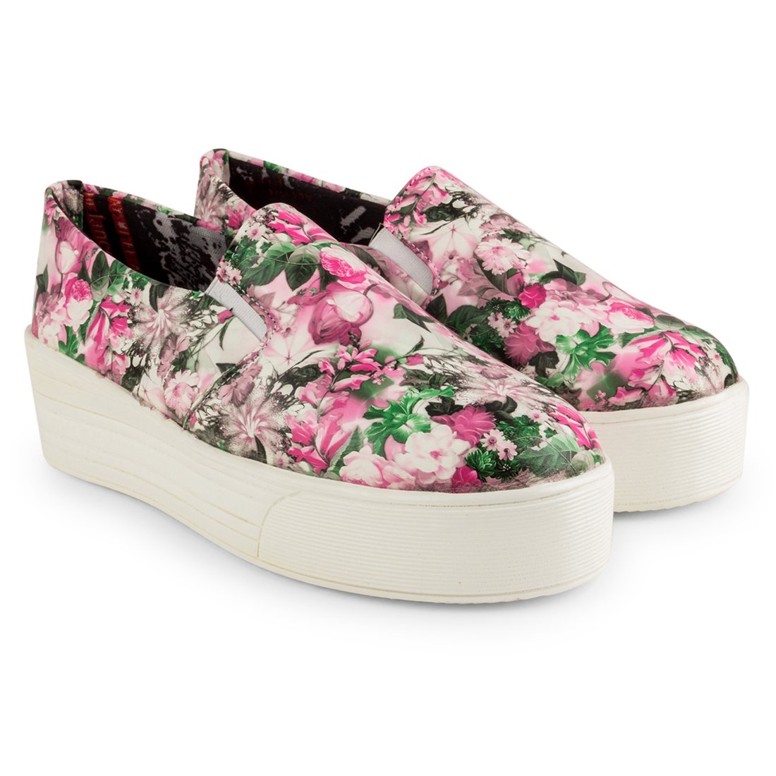 tashi women printed trendy and fashionable heels loafers