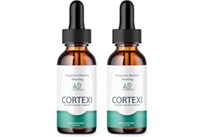 PURVIA (2 Pack) Cortexi Ear Drops - Official Formula - Cortexi Tinnitus Treatment Cortexi Hearing Support Drops, Cortexi for ringing in ears, Cortexi Supplement Drops Maximum Strength New Improved (2 oz)