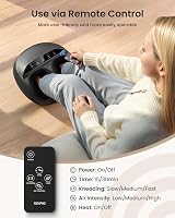 RENPHO Foot Massager with Heat Shiatsu Air Compression Deep Kneading view 2