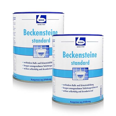 2x Dr. Becher Beckensteine standard für Urinale 30 stk.