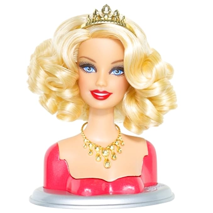 Barbie Glam Doll Fashionista Removable Head Mix & Style t9124