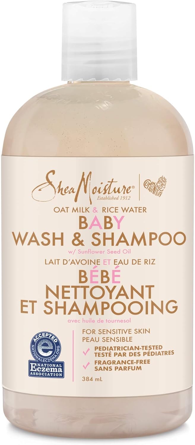 oat milk & rice water baby extra comforting wash & shampoo