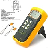 ChicBosomn 6802 II Digital Thermometer Dual K-Type Thermocouple Probe Pipe Clamp view 5