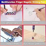 Aionly Fidget Magnetic Pen Rainbow – Magnetic Ballpoint Stylus Gift Set view 5
