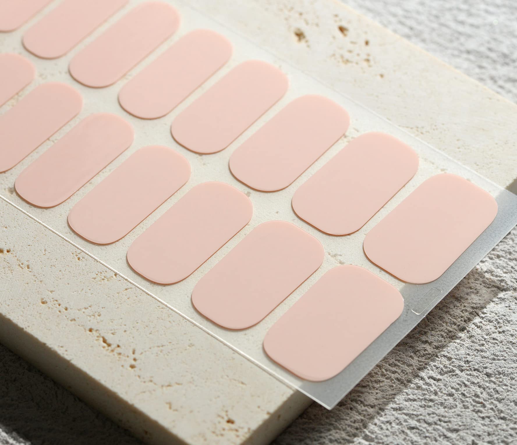 Beaolata Nail Polish Strips, 32PCS Salon Quality Wraps, Long Lasting Gel Nail Stickers for Women Easy Apply& Remove (Sweet Pink) - Image 4