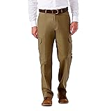 Haggar Mens Comfort Stretch Classic Fit Flat Front