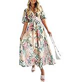 Sissyaki Women's Floral Maxi Dress 2026 Summer Spring Wedding Guest Dress