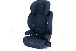 Maxi-COSI RodiSport Kids Booster Car Seat, High-Back, Backless Booster, 7-Position Headrest, Easy Latch System, Reclining Chair, Belt Guide, Fits 40-100 lbs, 43.4-57 in, Seafaring