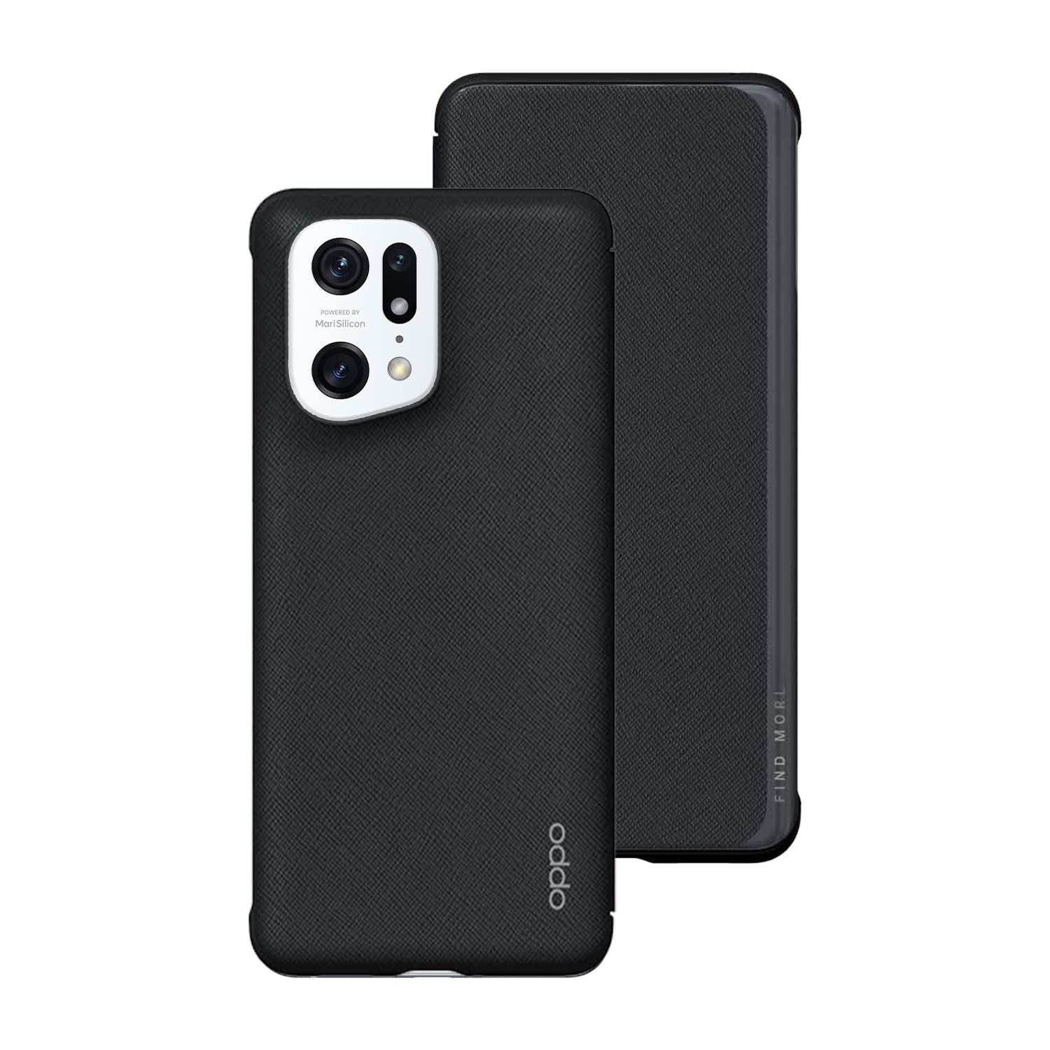 OPPO Find X5 Pro Black Case PU - PC093 Black PU