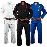 Gold BJJ Comp380 Gi - Lightweight IBJJF Legal Jiu Jitsu Gi for Men and Women