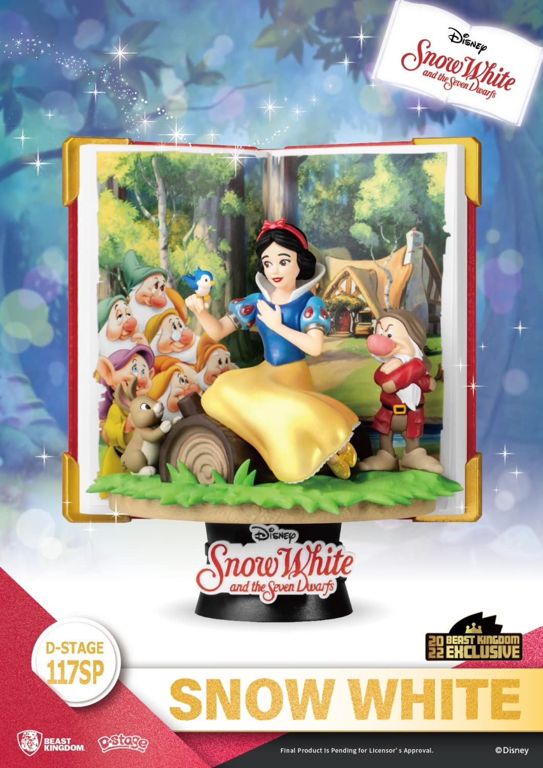 Disney Story Book Series-Snow White & Grimhilde Special Edition Set Diorama Stage D-Stage Figure Statue