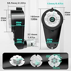 2PCS 24V RS555 35000RPM High-Speed Steel Gears