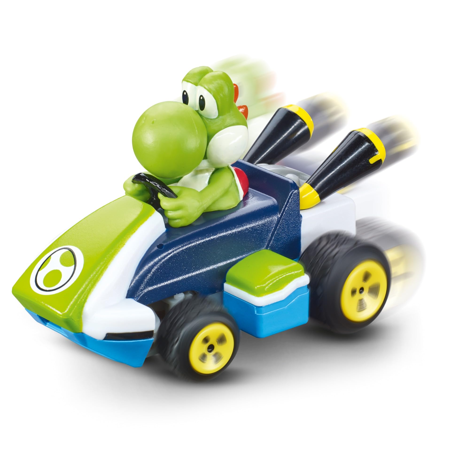 Carrera RC Mario Kart Mini RC Yoshi, For Children and Adults, Boys & Girls, Unique Original Licence, Instant Driving Fun with Ready to Run, Authentic Mario Kart Experience