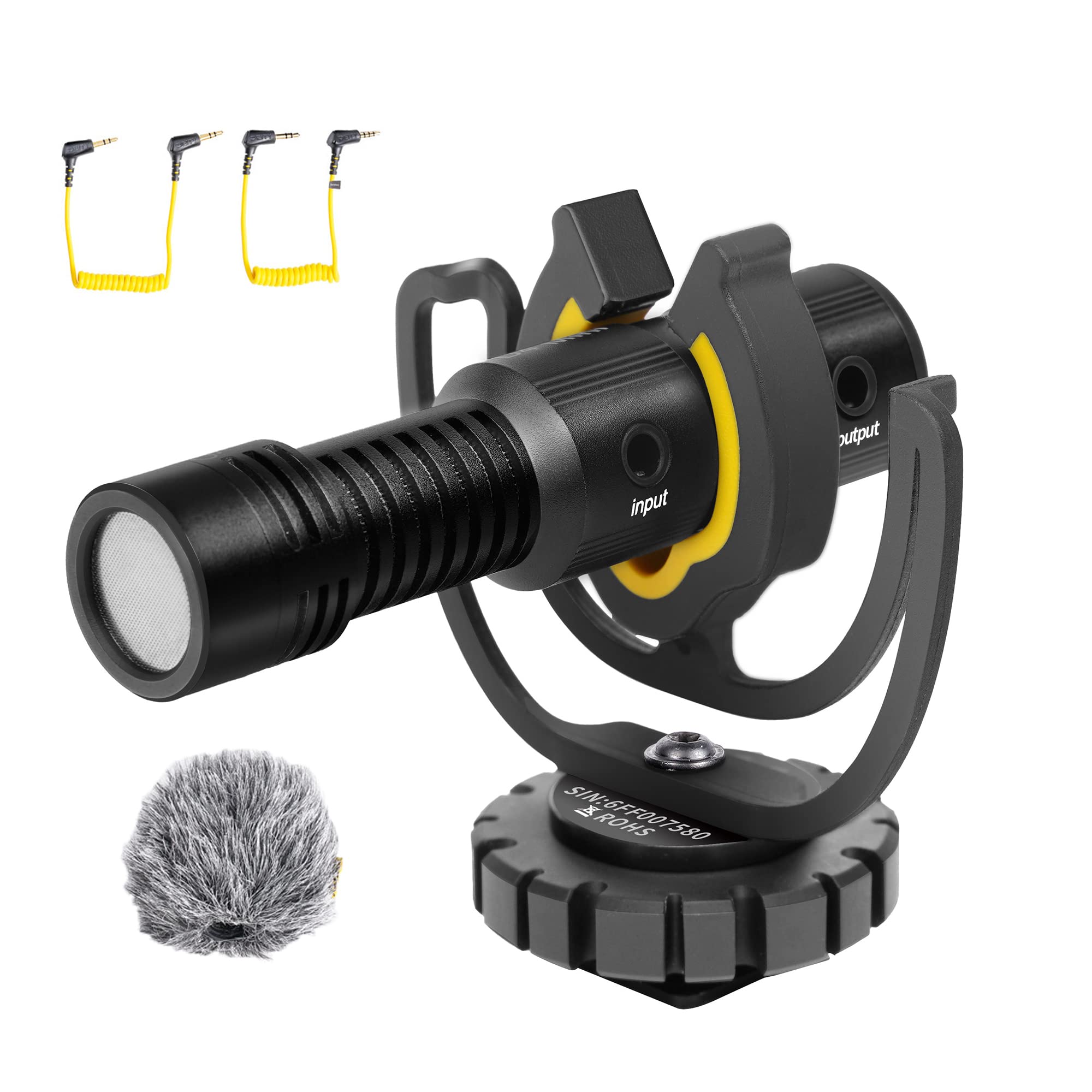 Deity V-Mic D4 Mini Microphone On-Camera Microphone Head Mic TRS 3.5MM for Vlog Video Studio DSLR Camera smartphone