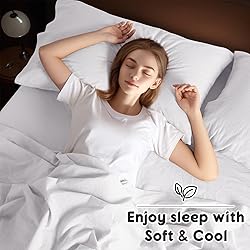 Shilucheng 100% French Linen Sheets - Full Size Bed